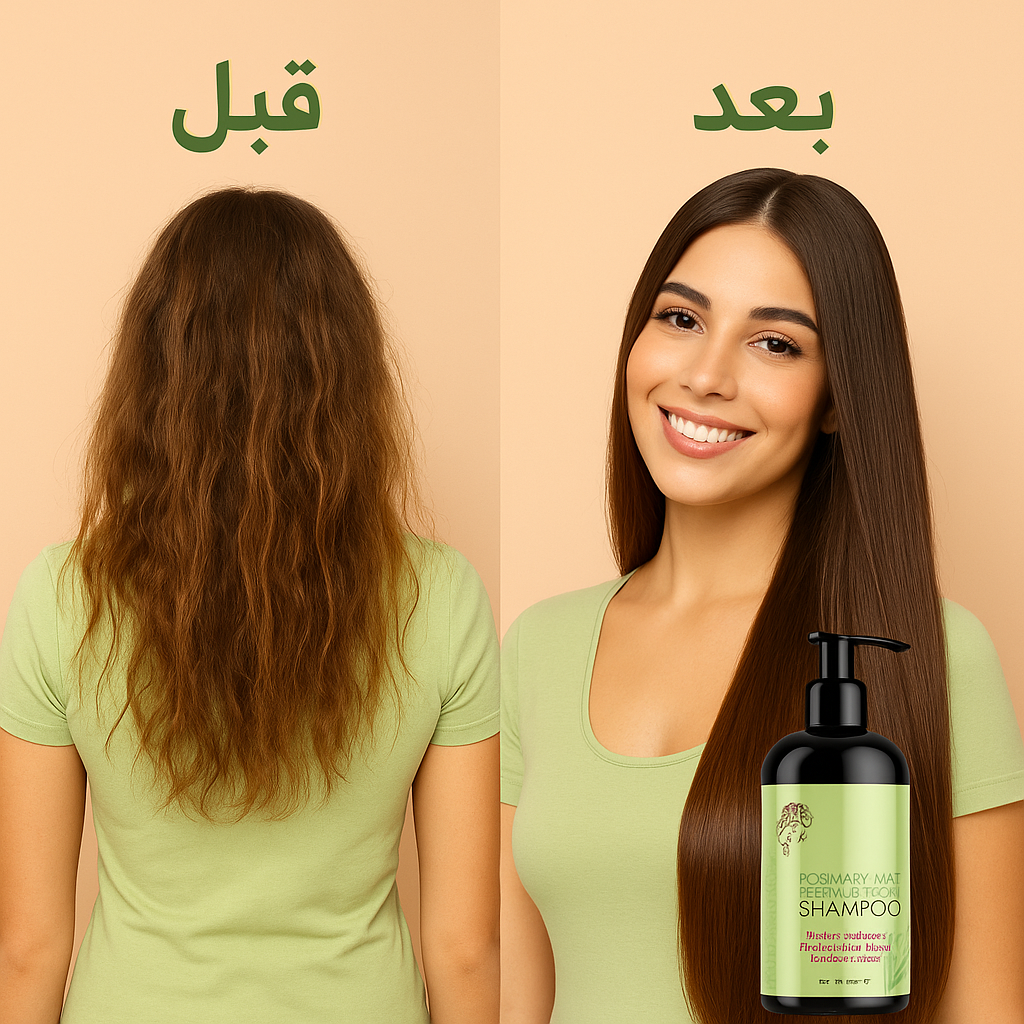 شامبو إكليل الجبل والنعناع – لنمو الشعر وترطيبه بعمق